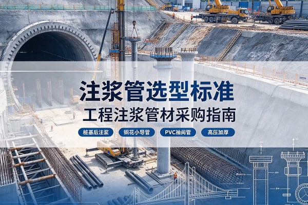 松阳注浆管选型标准