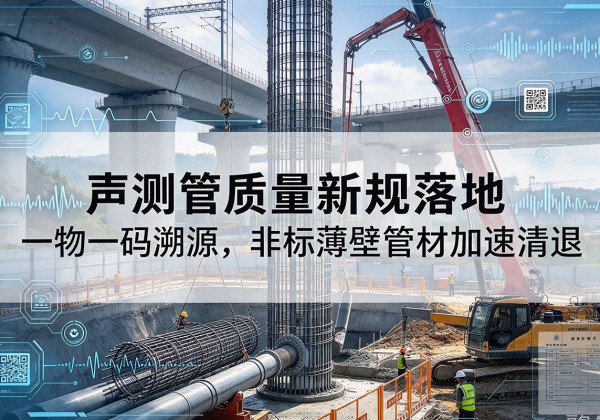 松阳声测管质量新规落地，一物一码溯源，非标薄壁管材加速清退