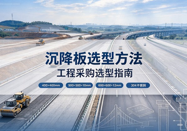 松阳沉降板选择方法